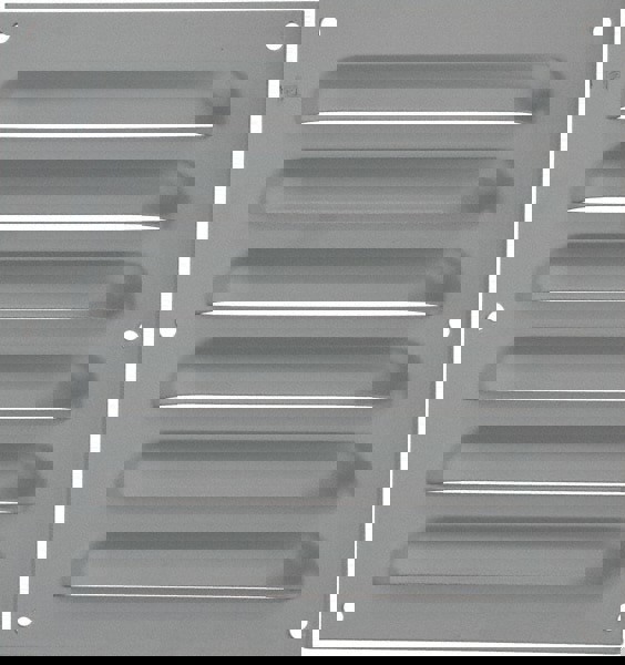 ELECTRICAL ENCLOSURE STEEL LOUVER PLATE